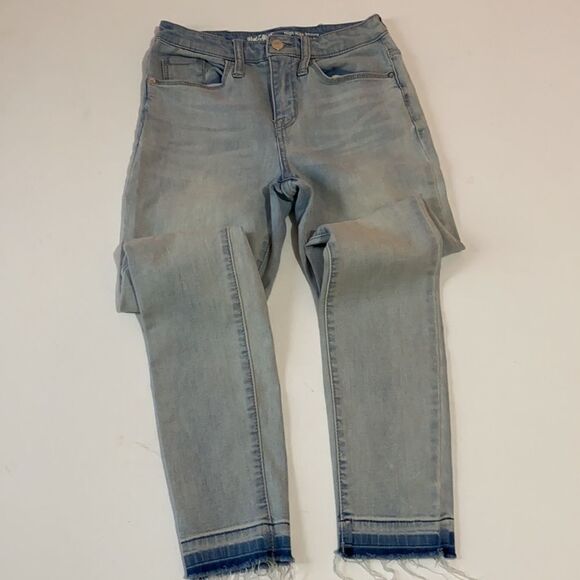 Mossimo Raw ahem High Rise Skinny Jeans - Picture 2 of 4